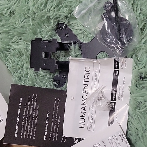 HUMANCENTRIC 101-1022-V2, VESA Mount Adapter for Dell S & SE Series Monitor NEW - Picture 2 of 4